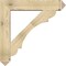 Ekena Millwork Olympic Arts and Crafts Rough Sawn Bracket w/ Offset Brace, Douglas Fir, 8"W x 40"D x 40"H BKT0806X40X40OLY03RDF - alternate 2